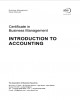 Ebook Certificate in business management: Introduction to accounting – Part 1