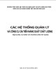 Ebook Các hệ thống quản lý và công cụ cải tiến năng suất chất lượng: Nội dung cơ bản và hướng dẫn áp dụng - Phần 2