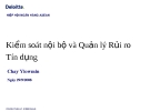 Bài giảng Quản lý rủi ro tín dụng: Chương 1 - Hiệp hội ngân hàng ASEAN